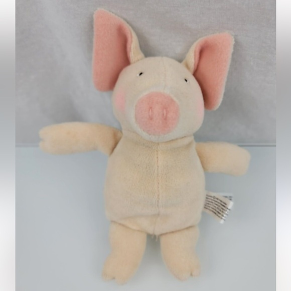 Vintage Hollie Hobby Toot and Puddle Pig 1997 Crocodile Creek plush stuffed toy - Picture 1 of 4